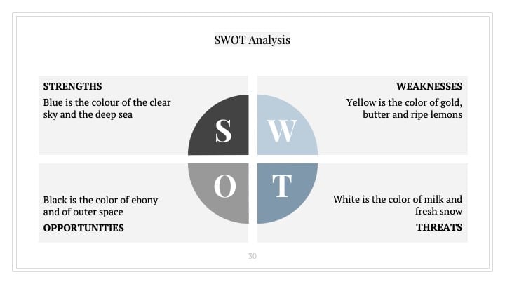 Simple Black Slides - slide 30