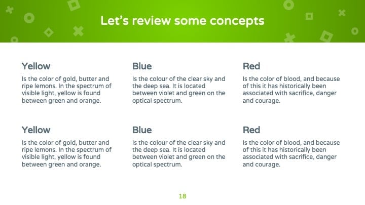 Green Maths Slides - slide 18