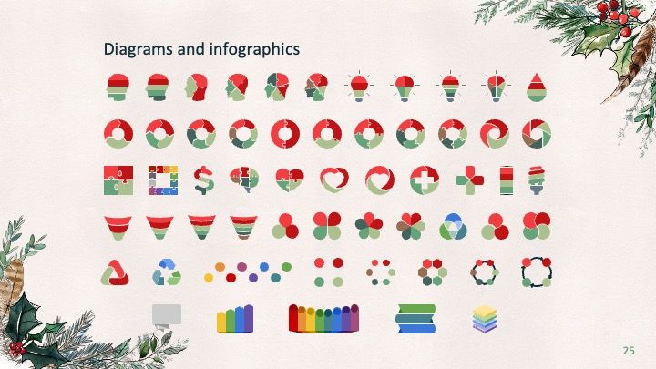 Plantilla de presentación de Navidad invernal - diapositiva 25