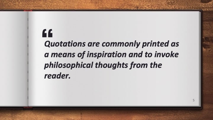 Plantillas de Libro Abierto - diapositiva 5