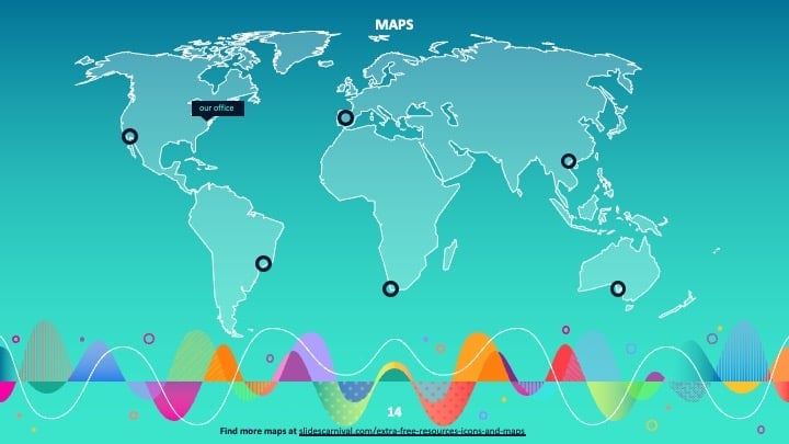 Plantillas de Ondas Sonoras Coloridas - diapositiva 14