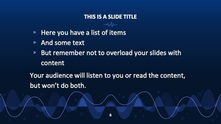 Colorful Soundwaves Slides - slide 6