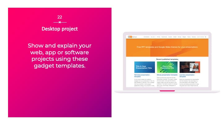 Beautiful Magenta Slides - slide 22