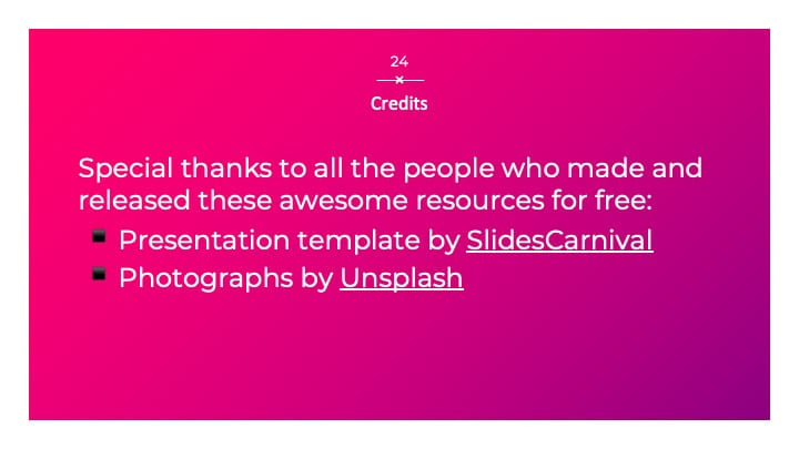 Beautiful Magenta Slides - slide 24