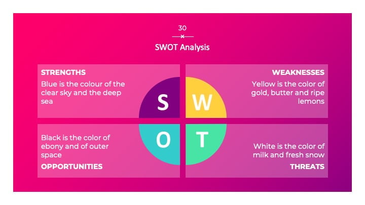 Beautiful Magenta Slides - slide 30