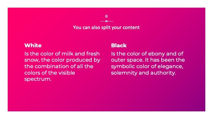 Beautiful Magenta Slides - slide 8