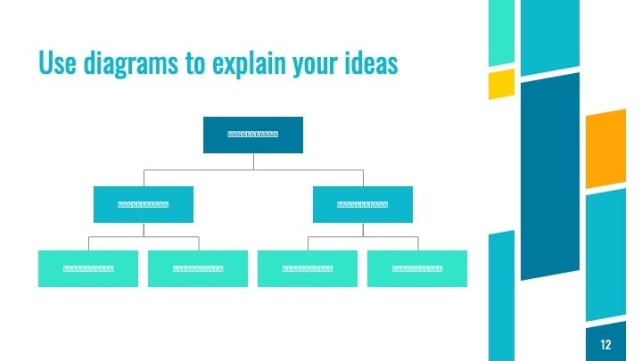 Slide Presentasi Korporat dengan Desain Geometris - slide 12