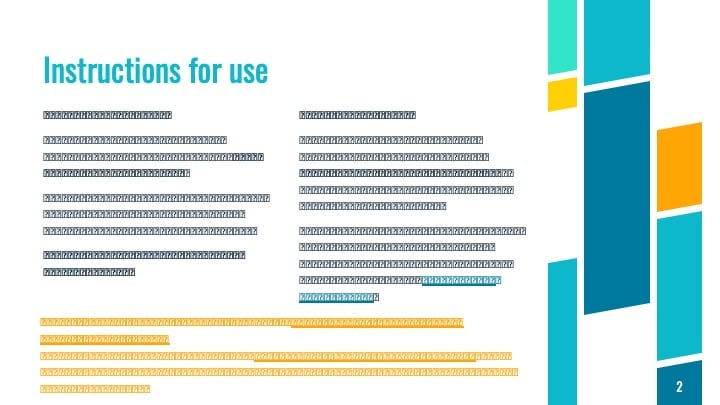 Slide Presentasi Korporat dengan Desain Geometris - slide 2