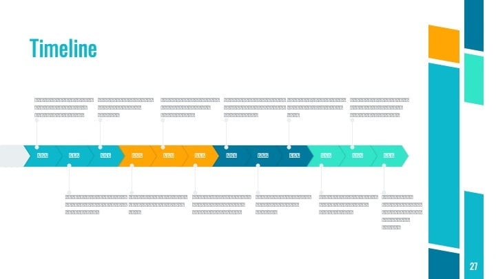 Slide Presentasi Korporat dengan Desain Geometris - slide 27