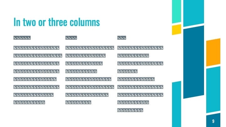 Slide Presentasi Korporat dengan Desain Geometris - slide 9