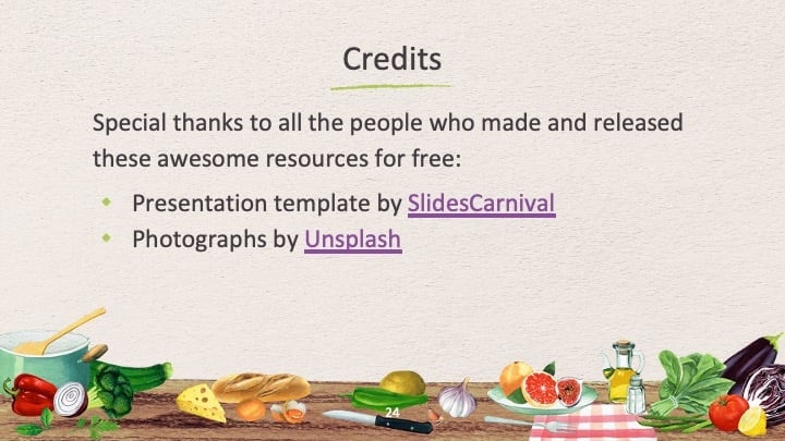 Real Food Slides - slide 24