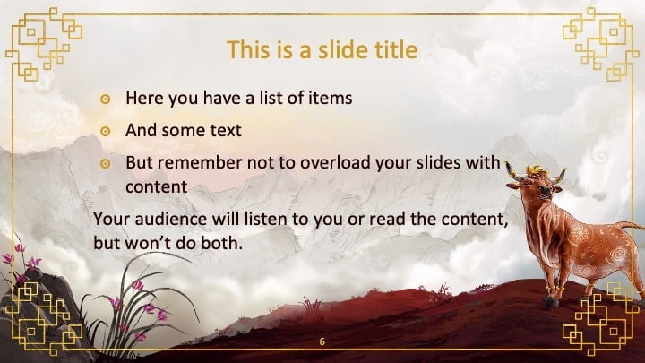 Chinese New Year 2021 (The Ox) Slides - slide 6