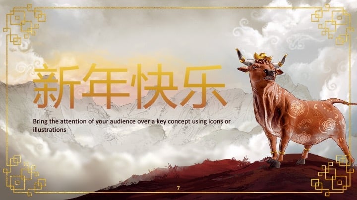 Chinese New Year 2021 (The Ox) Slides - slide 7