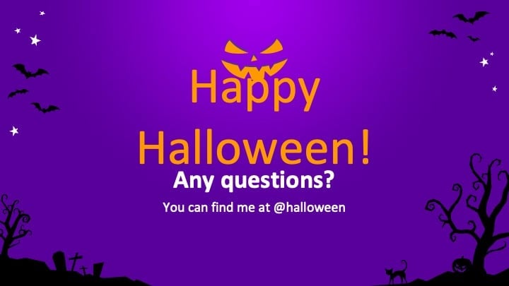 Simple Halloween Slides - slide 24