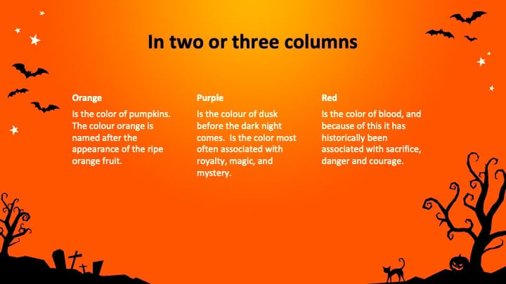 Slides Simples de Halloween - deslizar 9