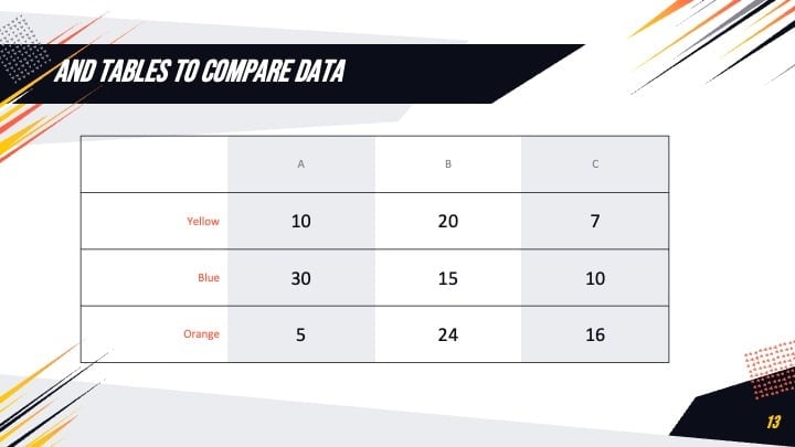 Slides Esportivos Geométricos - deslizar 13