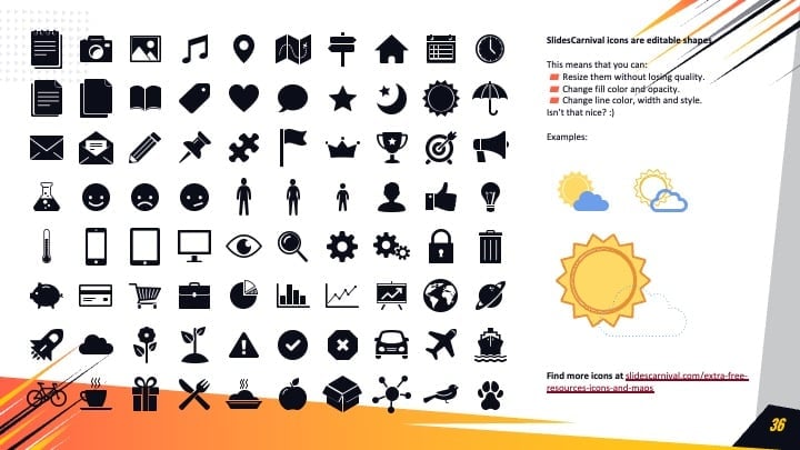 Plantillas Deportivas Geométricas - diapositiva 36