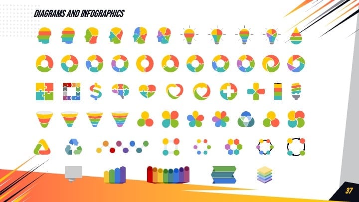 Plantillas Deportivas Geométricas - diapositiva 37