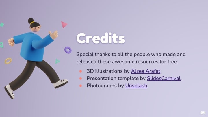 Colorful 3D People Slides - slide 24