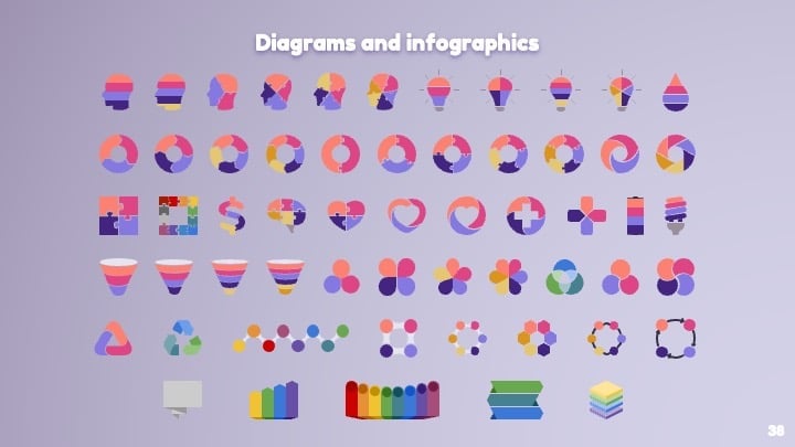 Plantillas de Personas 3D Coloridas - diapositiva 38