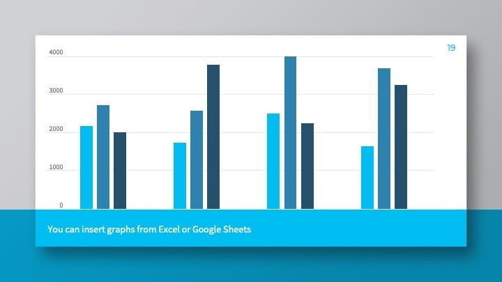 Blue Professional Slides - slide 19