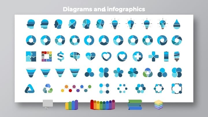 Blue Professional Slides - slide 38