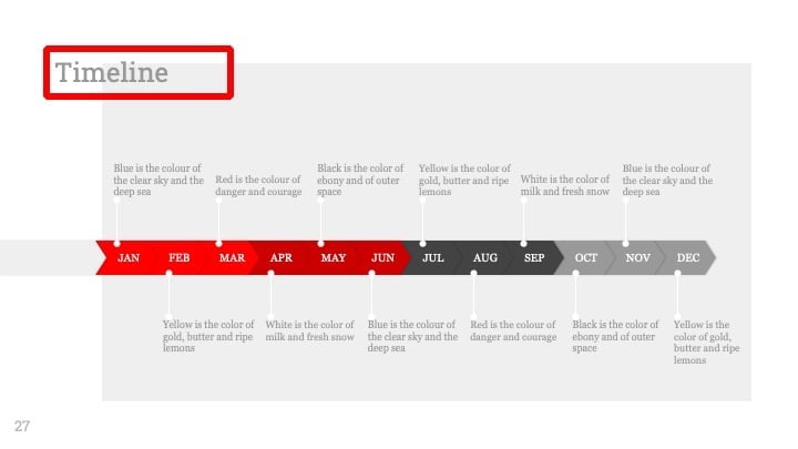 Slide dengan Bingkai Merah Sederhana - slide 27