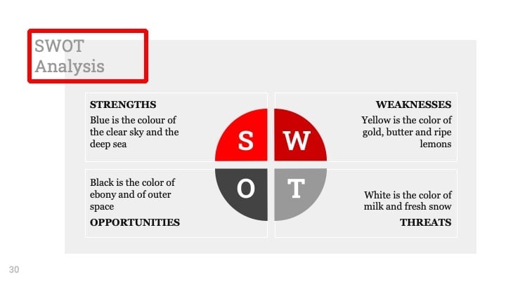 Slide dengan Bingkai Merah Sederhana - slide 30