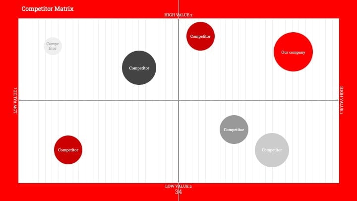 Simple Red Frame Slides - slide 34