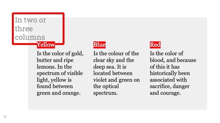 Slide dengan Bingkai Merah Sederhana - slide 9