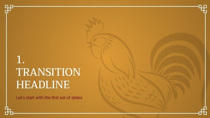 Chinese New Year 2017 (The Rooster) Slides - slide 4