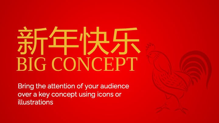 Chinese New Year 2017 (The Rooster) Slides - slide 7