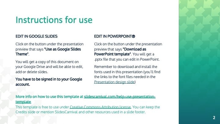 Slides com Setas para Cima - deslizar 2