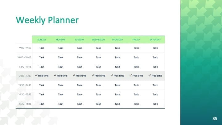 Slides com Setas para Cima - deslizar 35