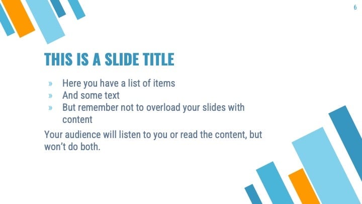 Blue Dynamic Slides - slide 6