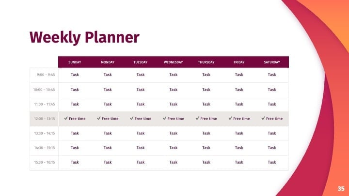 Dynamic Curves Slides - slide 35