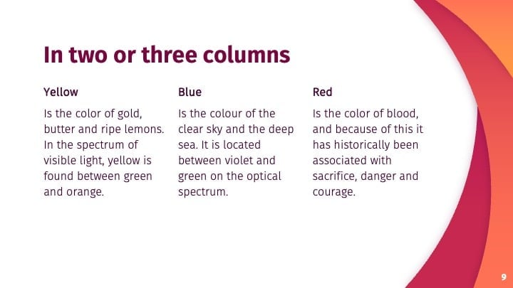 Dynamic Curves Slides - slide 9