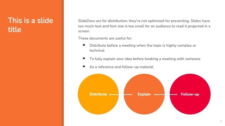 Plantillas de Slidedoc para Negocios - diapositiva 8