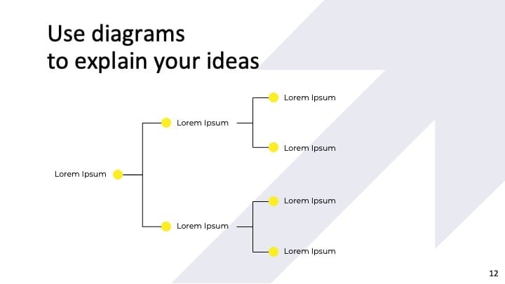 Yellow Arrow Slides - slide 12