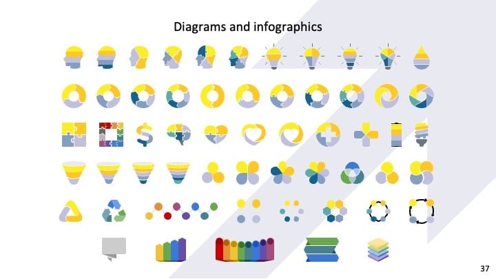 Yellow Arrow Slides - slide 37