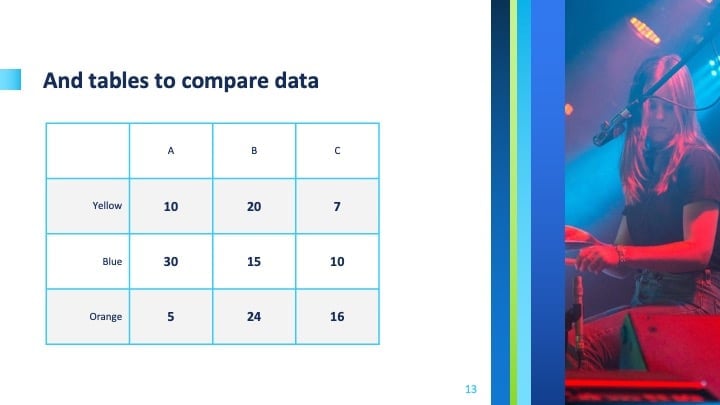 Apresentações Formais de Negócios em Azul - deslizar 13