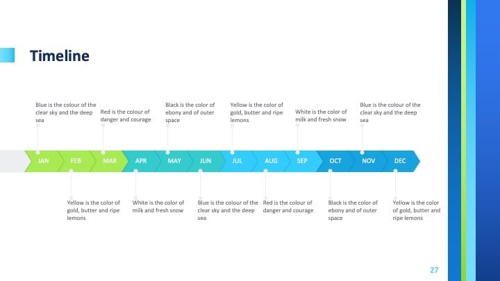 Slide Bisnis Formal Biru - slide 27