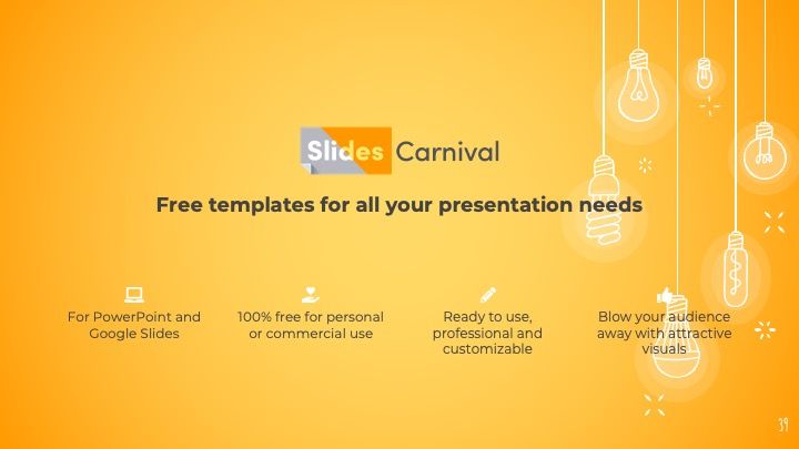 インパクトのあるスライドショーのための無料パワフルなスライドテンプレート - slide 39