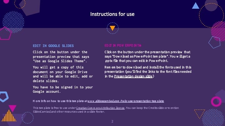 Slides Geométricos Roxos - deslizar 2