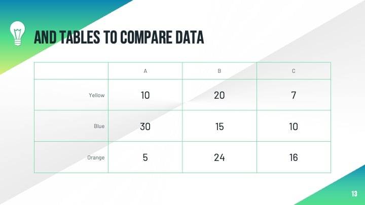 Vibrant Green Slides Slides - slide 13