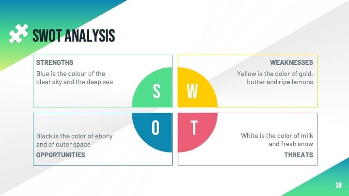 Vibrant Green Slides Slides - slide 30