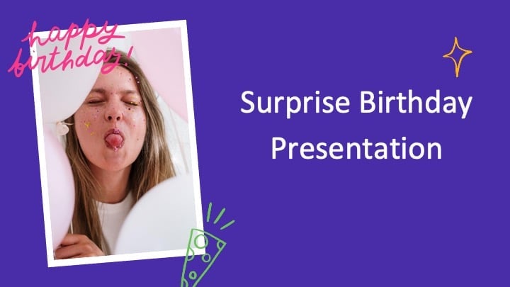 Surprise Birthday Slides - slide 1