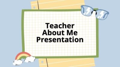 Teacher about me Slides