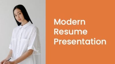 Slide Resume Modern