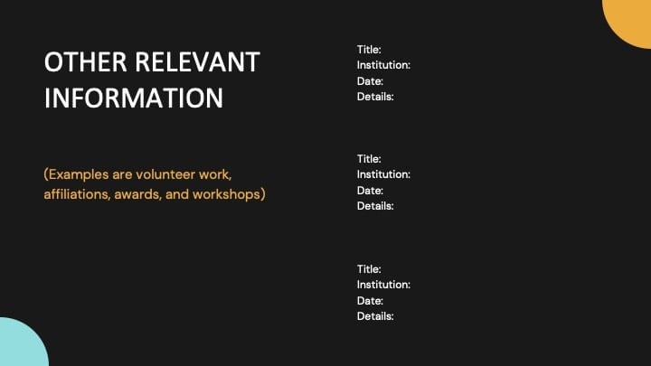 Minimalist resume Slides - slide 9